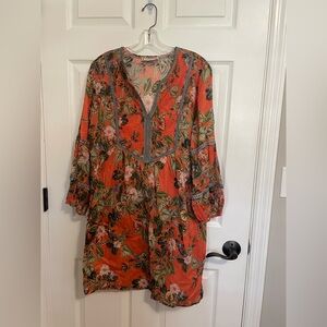 Johnny Was Multicolor Floral Top